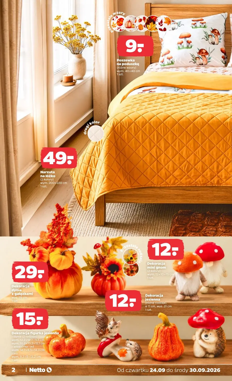 gazetka promocyjna NETTO Jesienny dom 🍂 - Strona 2