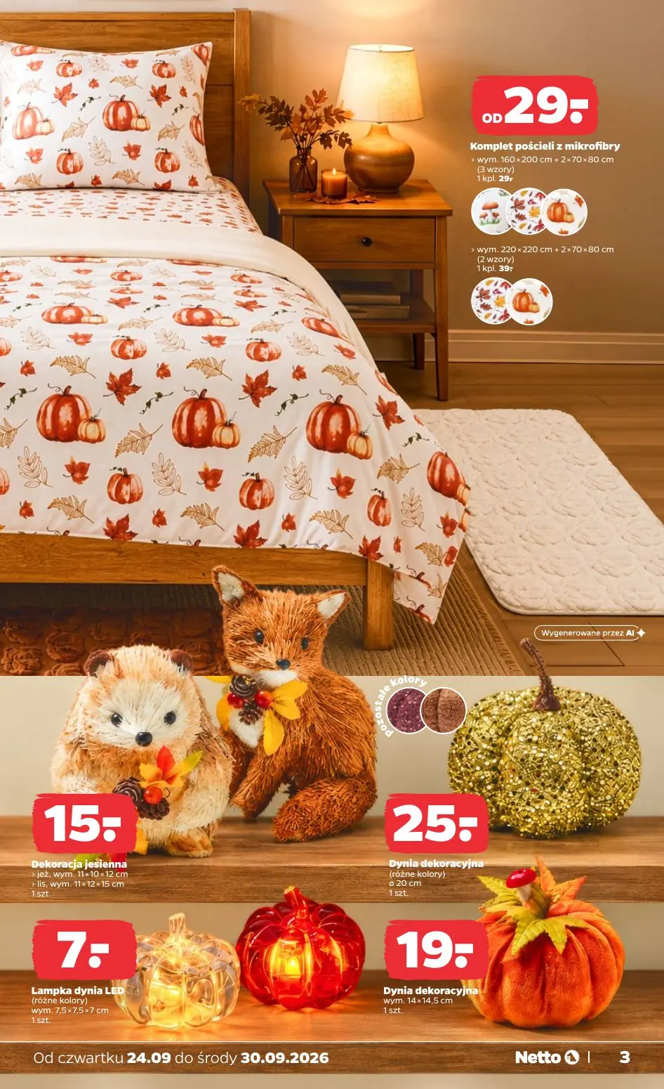 gazetka promocyjna NETTO Jesienny dom 🍂 - Strona 3