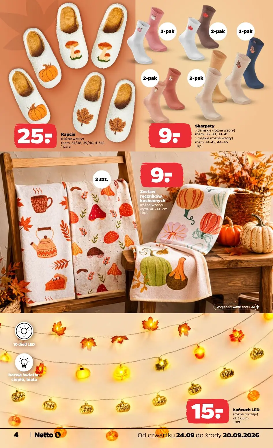 gazetka promocyjna NETTO Jesienny dom 🍂 - Strona 4