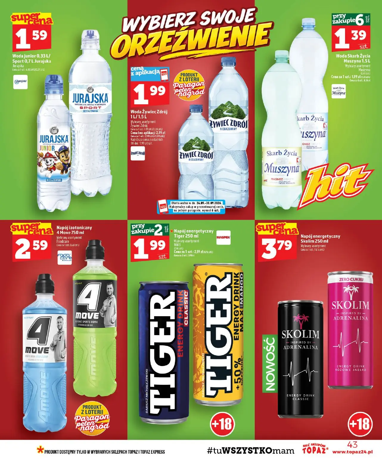 gazetka promocyjna Topaz Ogólna - Strona 43