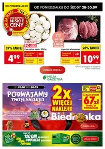 Gazetka promocyjna Biedronka, ważna od 2026-09-28 do 2026-09-30.