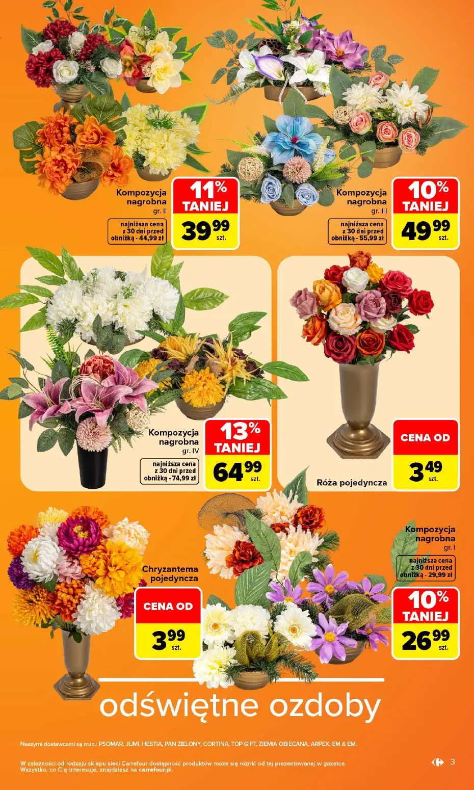gazetka promocyjna Carrefour Wybór na czas zadumy - Strona 3