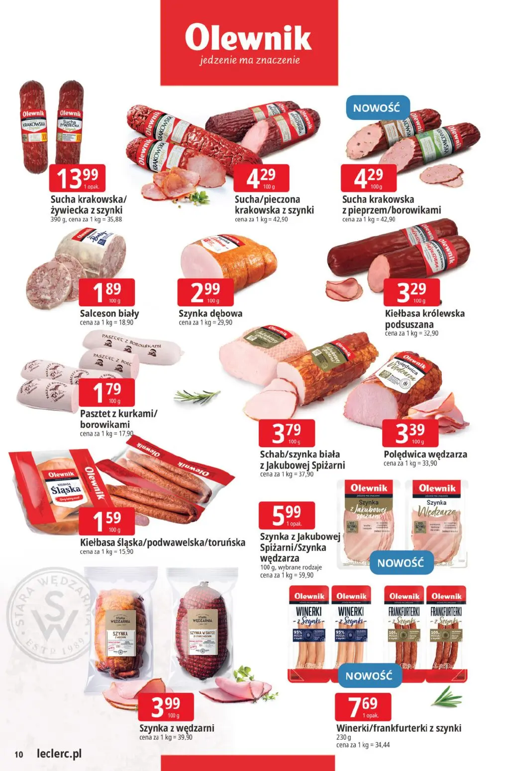 gazetka promocyjna E.Leclerc Top marki - Strona 10
