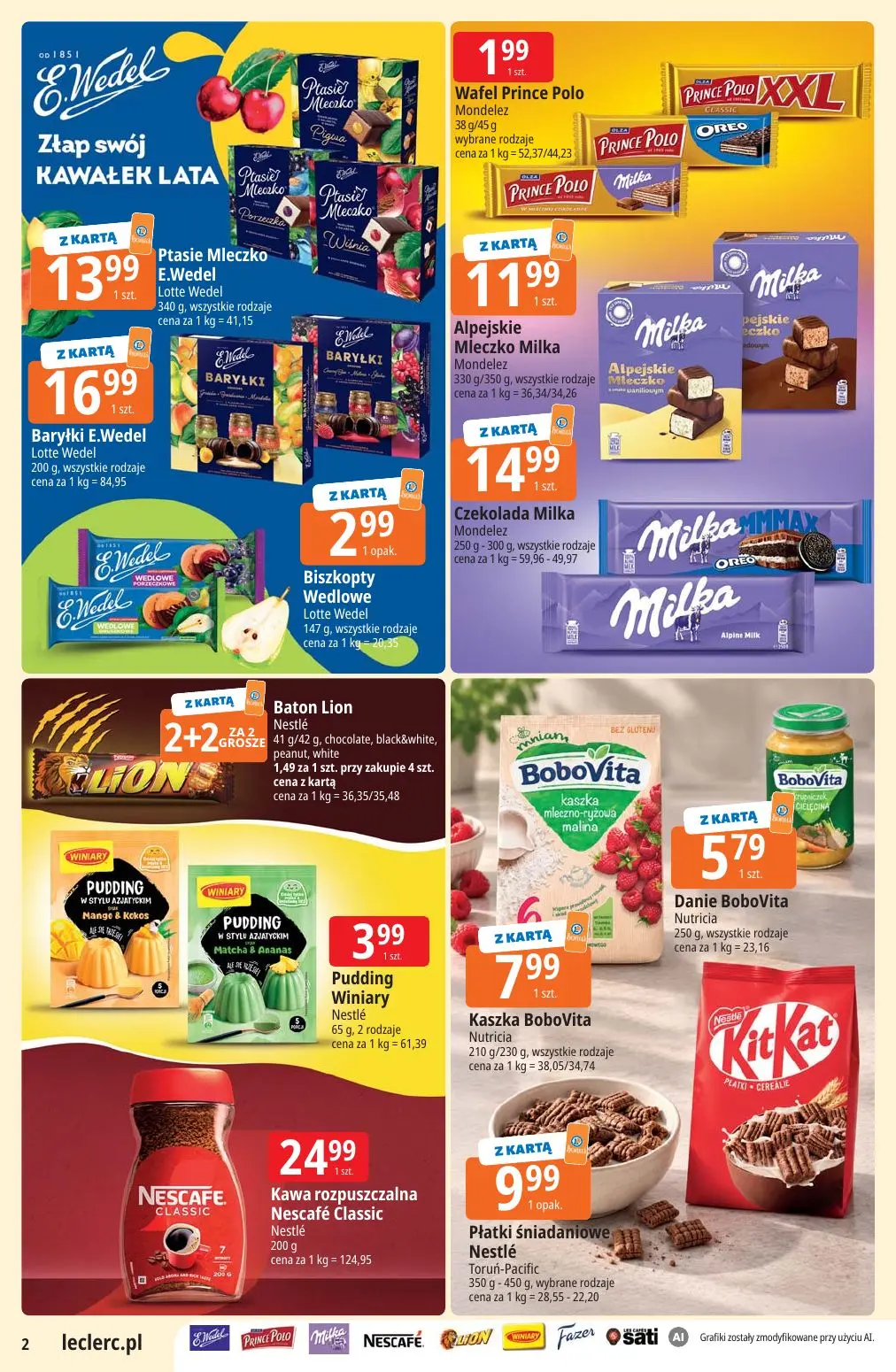 gazetka promocyjna E.Leclerc Top marki - oferta rozszerzona - Strona 2