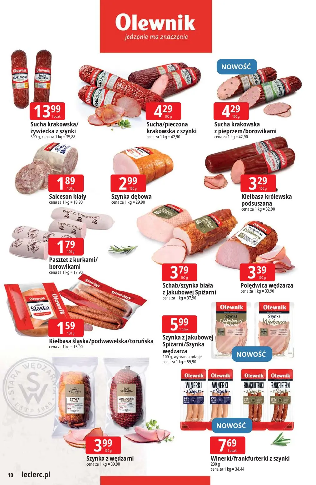 gazetka promocyjna E.Leclerc Top marki - oferta rozszerzona - Strona 10