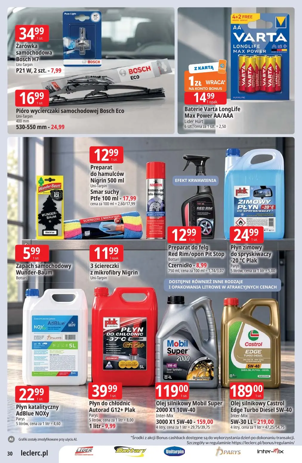 gazetka promocyjna E.Leclerc Top marki - oferta rozszerzona - Strona 30