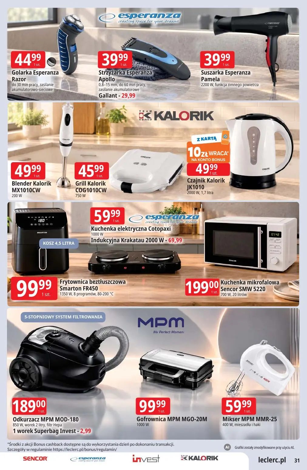 gazetka promocyjna E.Leclerc Top marki - oferta rozszerzona - Strona 31
