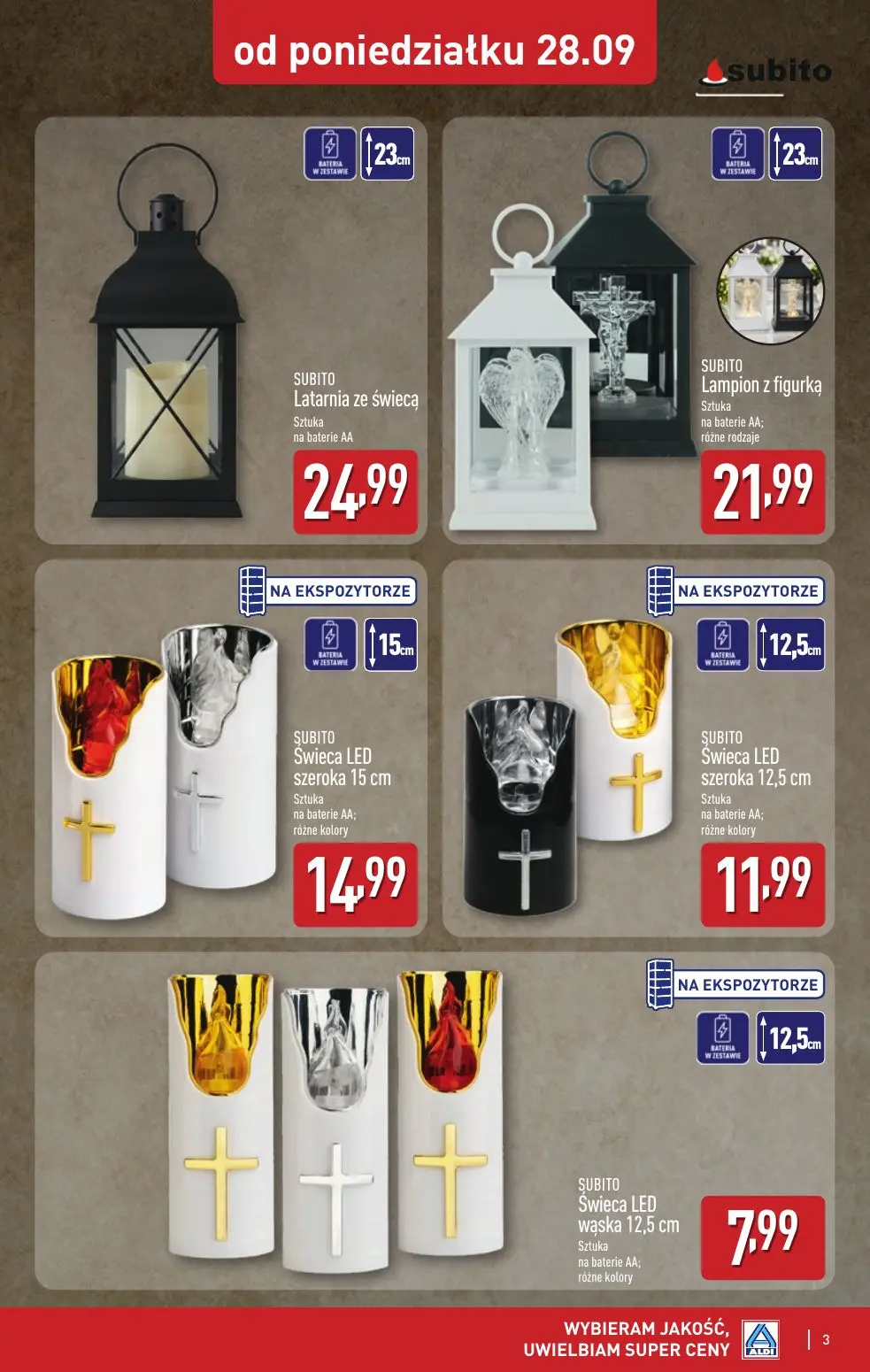 gazetka promocyjna ALDI Znicze 🕯️ - Strona 3