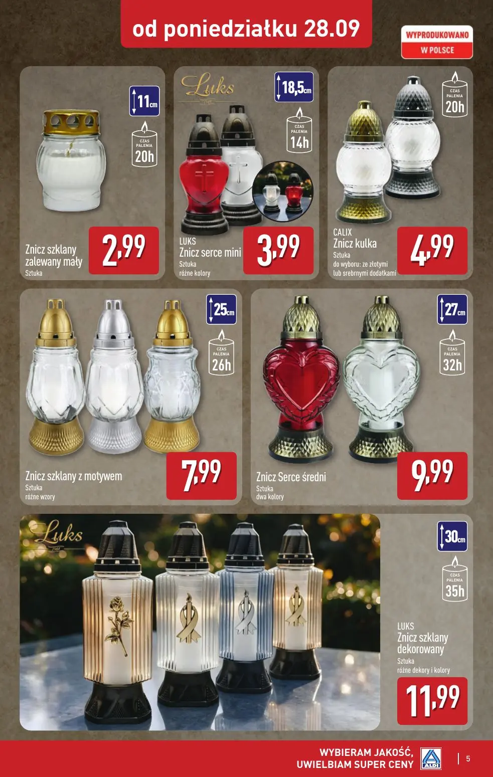 gazetka promocyjna ALDI Znicze 🕯️ - Strona 5