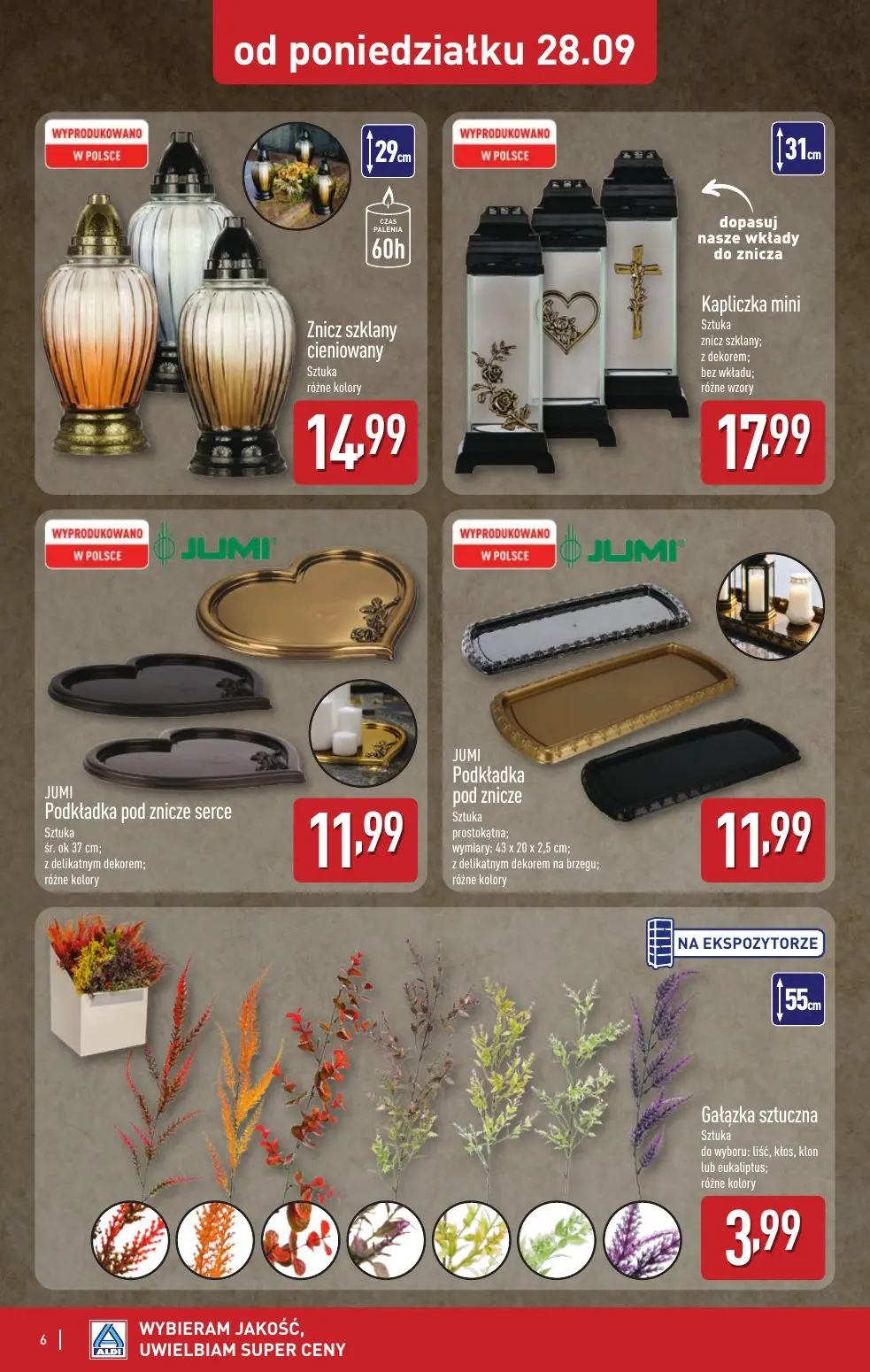 gazetka promocyjna ALDI Znicze 🕯️ - Strona 6