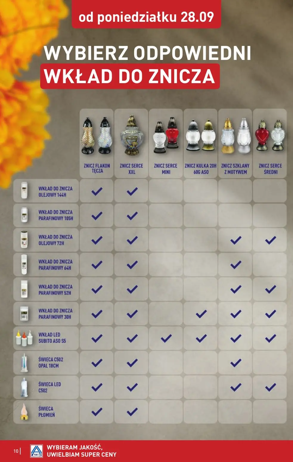 gazetka promocyjna ALDI Znicze 🕯️ - Strona 10
