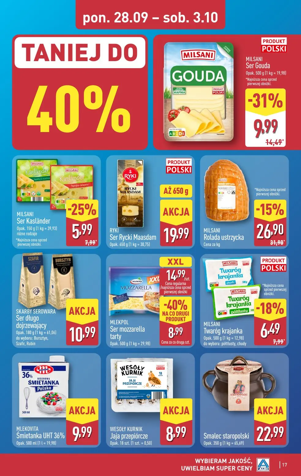 gazetka promocyjna ALDI Wybieram ALDI 🛒 - Strona 17