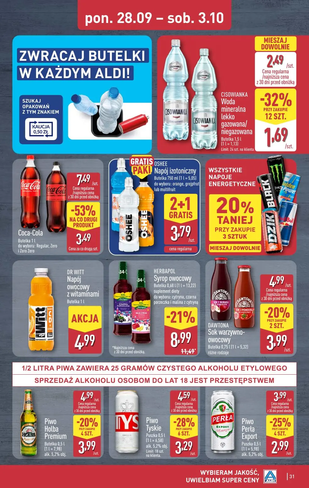 gazetka promocyjna ALDI Wybieram ALDI 🛒 - Strona 31