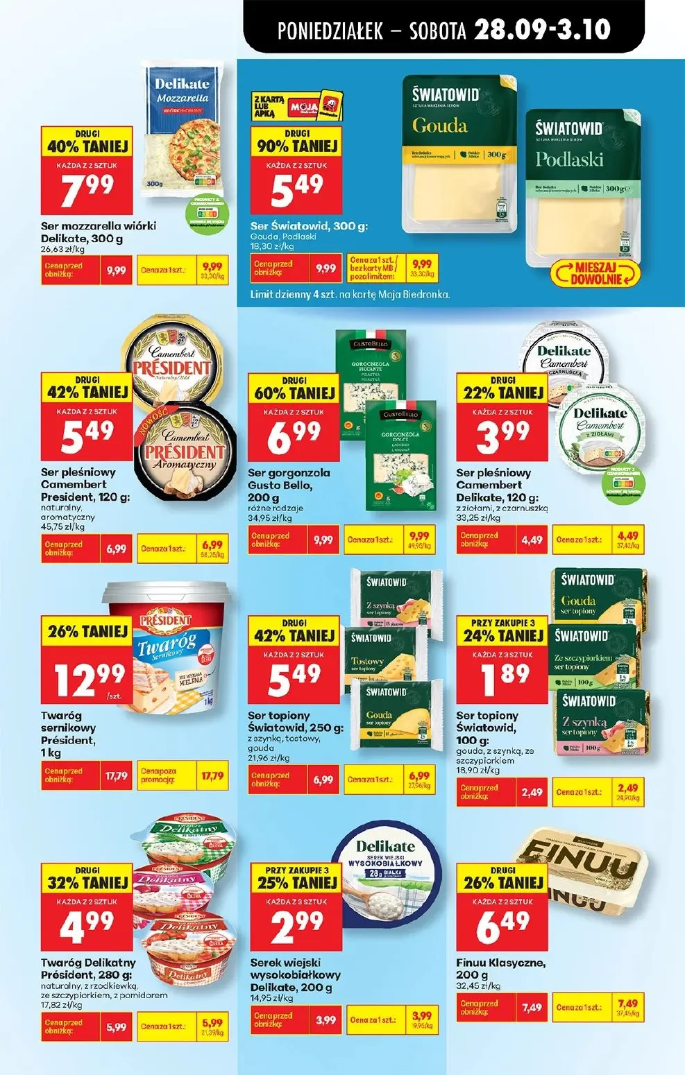 gazetka promocyjna Biedronka Od poniedziałku - Strona 61