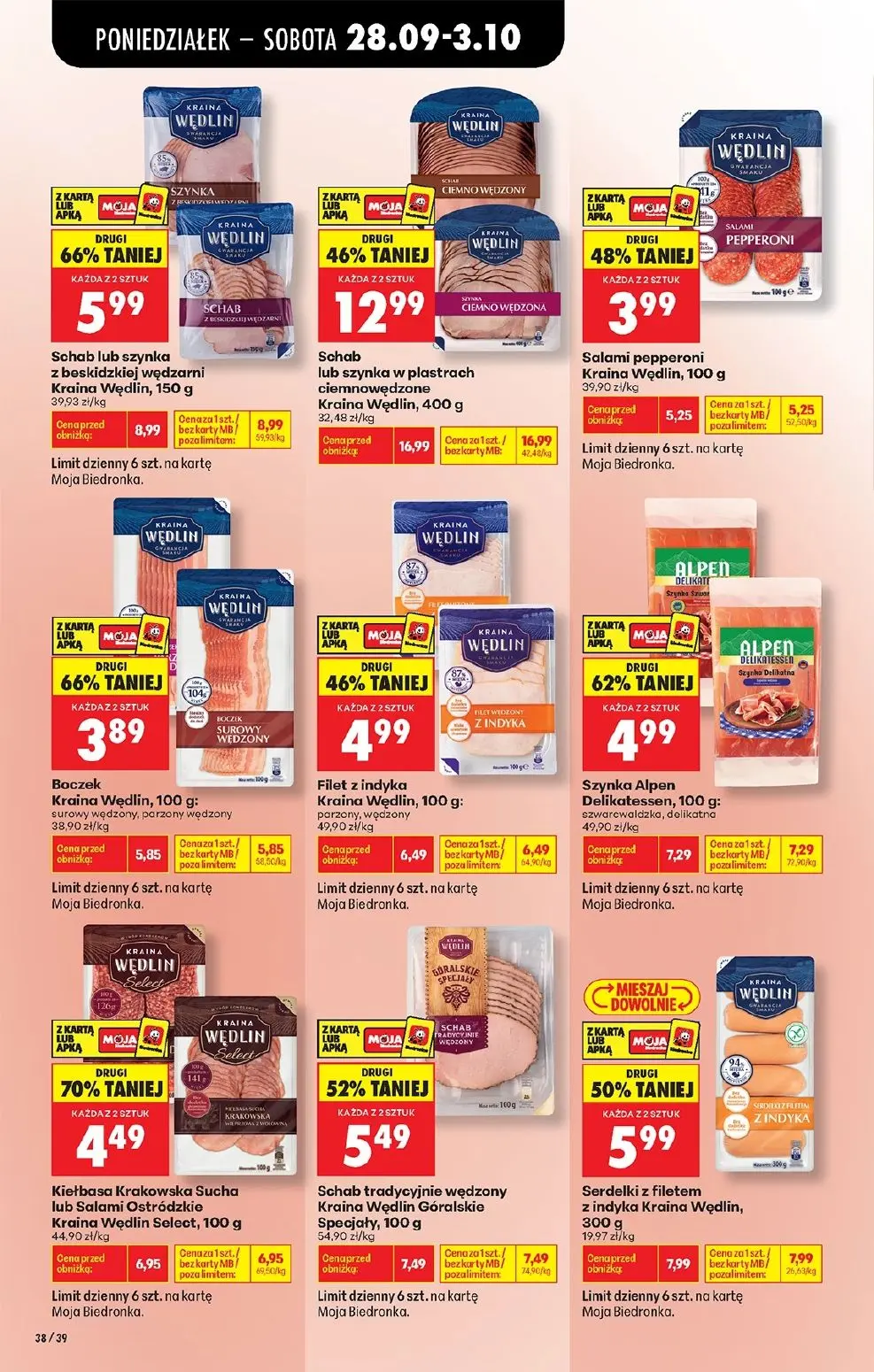 gazetka promocyjna Biedronka Od poniedziałku - Strona 62