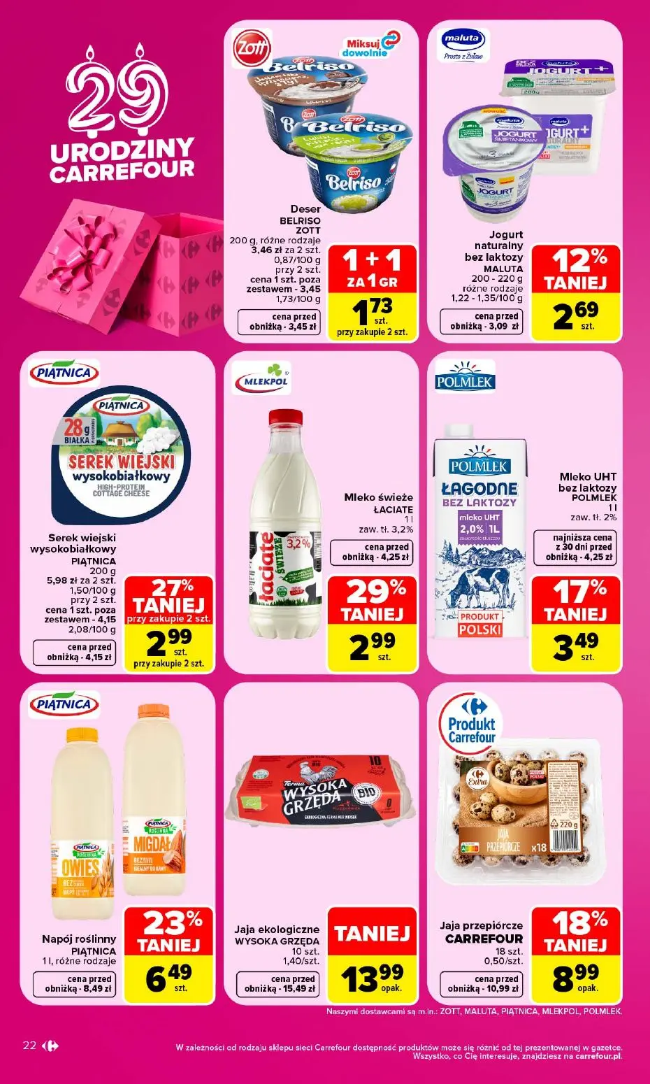 gazetka promocyjna Carrefour Market 29 urodziny Carrefour - Strona 22
