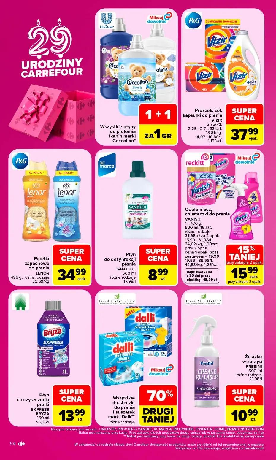 gazetka promocyjna Carrefour Market 29 urodziny Carrefour - Strona 54