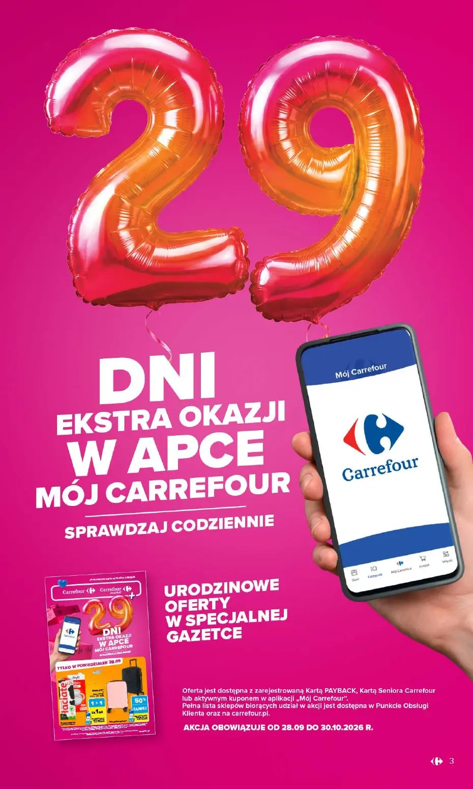 gazetka promocyjna Carrefour 29 urodziny Carrefour - Strona 3