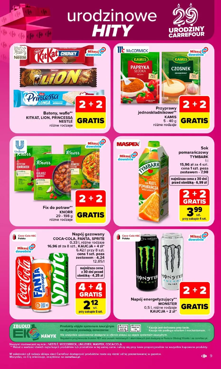 gazetka promocyjna Carrefour 29 urodziny Carrefour - Strona 9