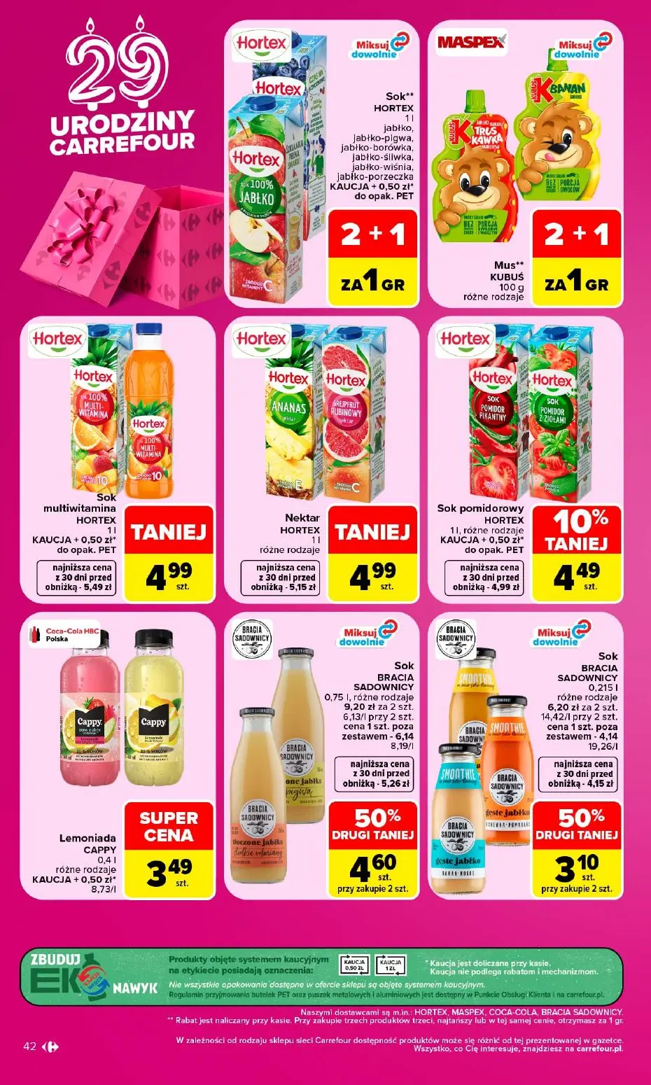 gazetka promocyjna Carrefour 29 urodziny Carrefour - Strona 42