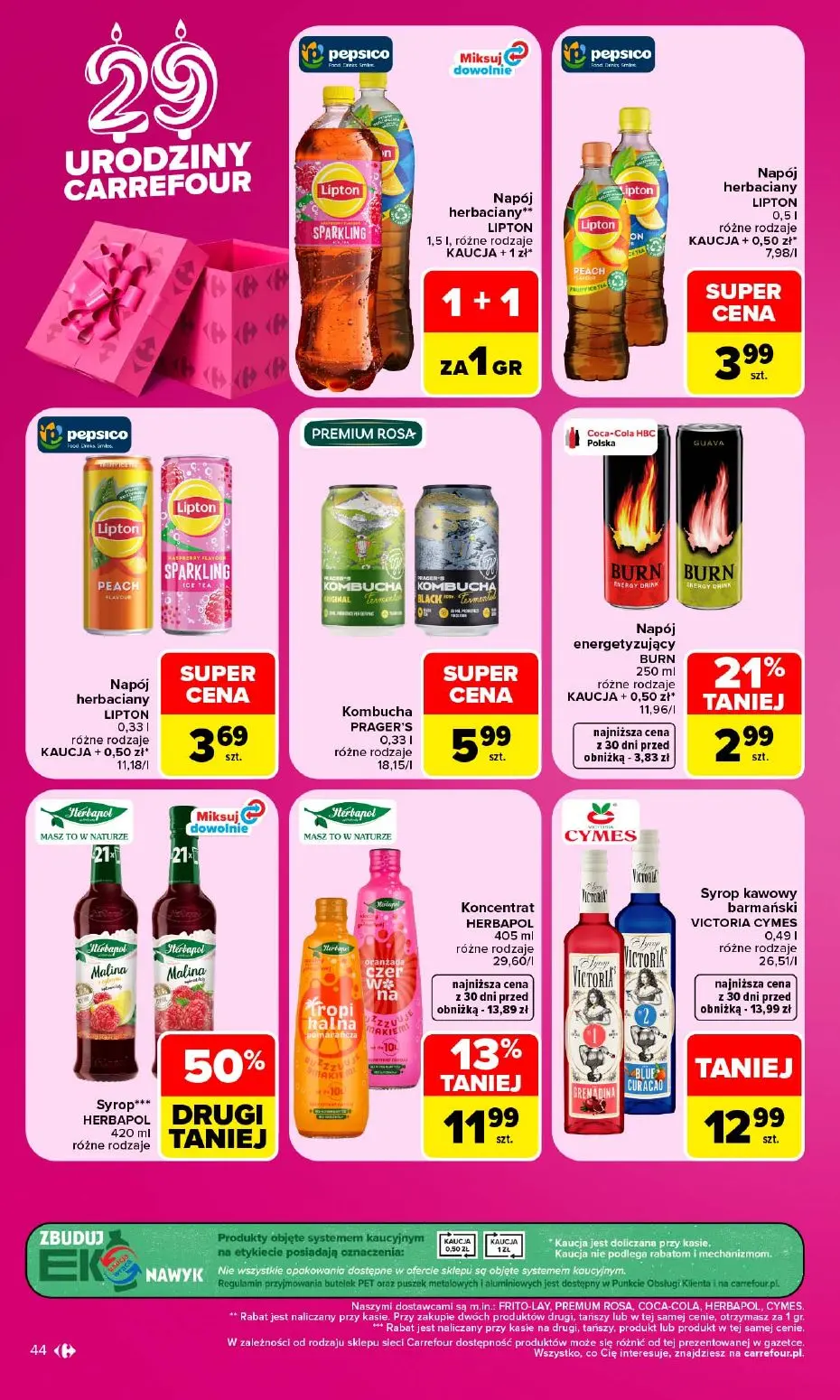 gazetka promocyjna Carrefour 29 urodziny Carrefour - Strona 44