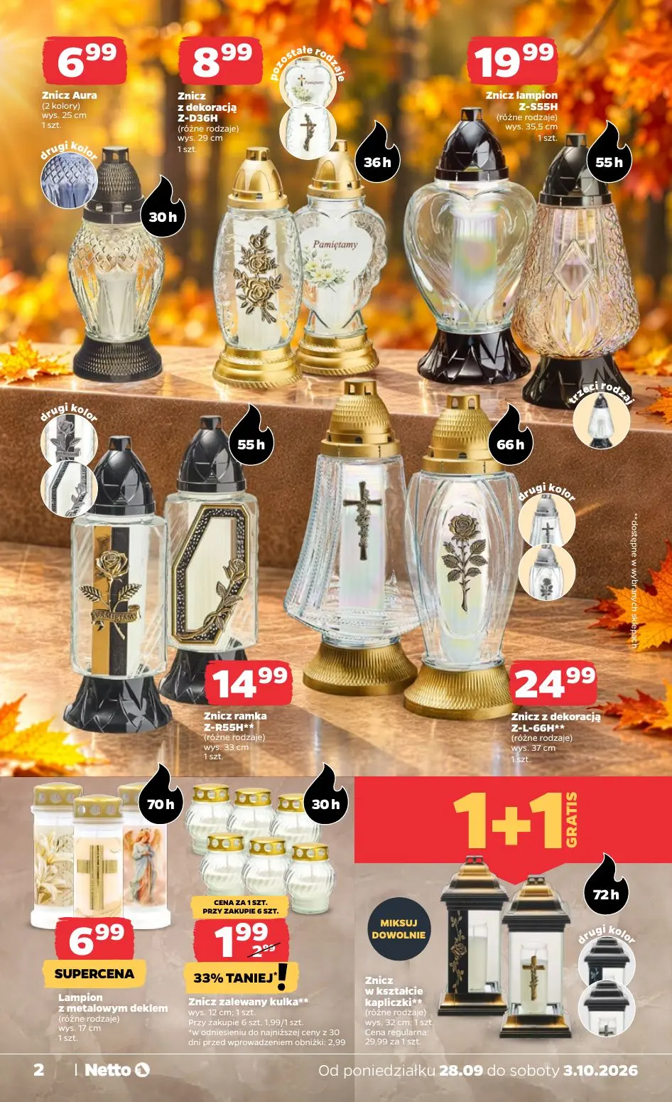 gazetka promocyjna NETTO Temat tygodnia: znicze 🕯️ - Strona 2