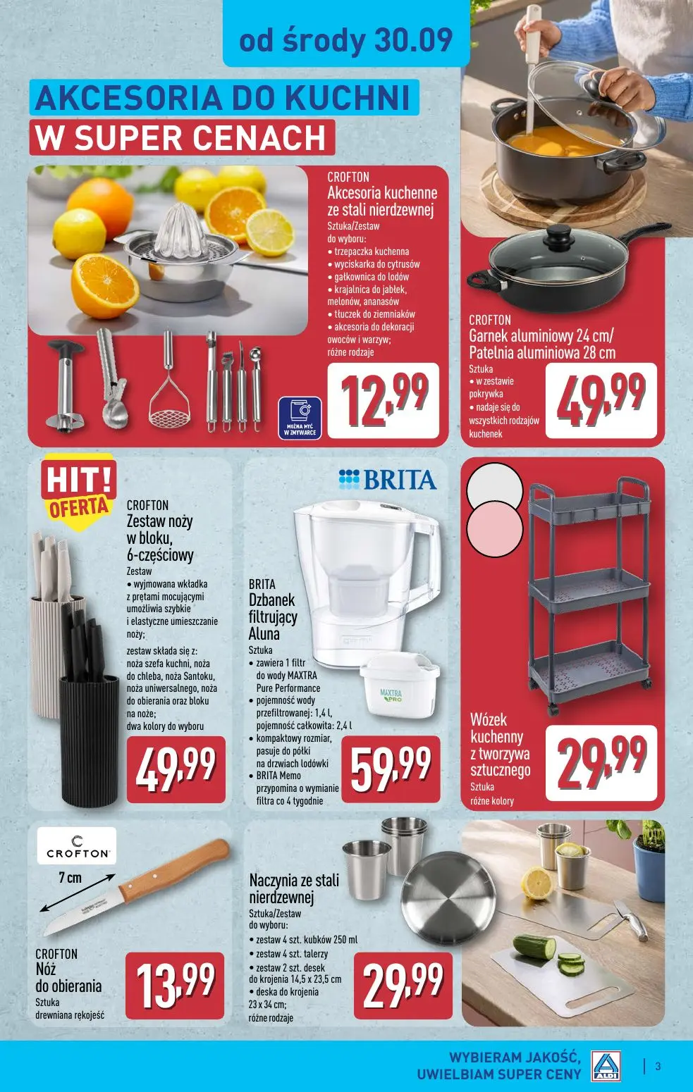gazetka promocyjna ALDI Oferta od 30.09 - Strona 3