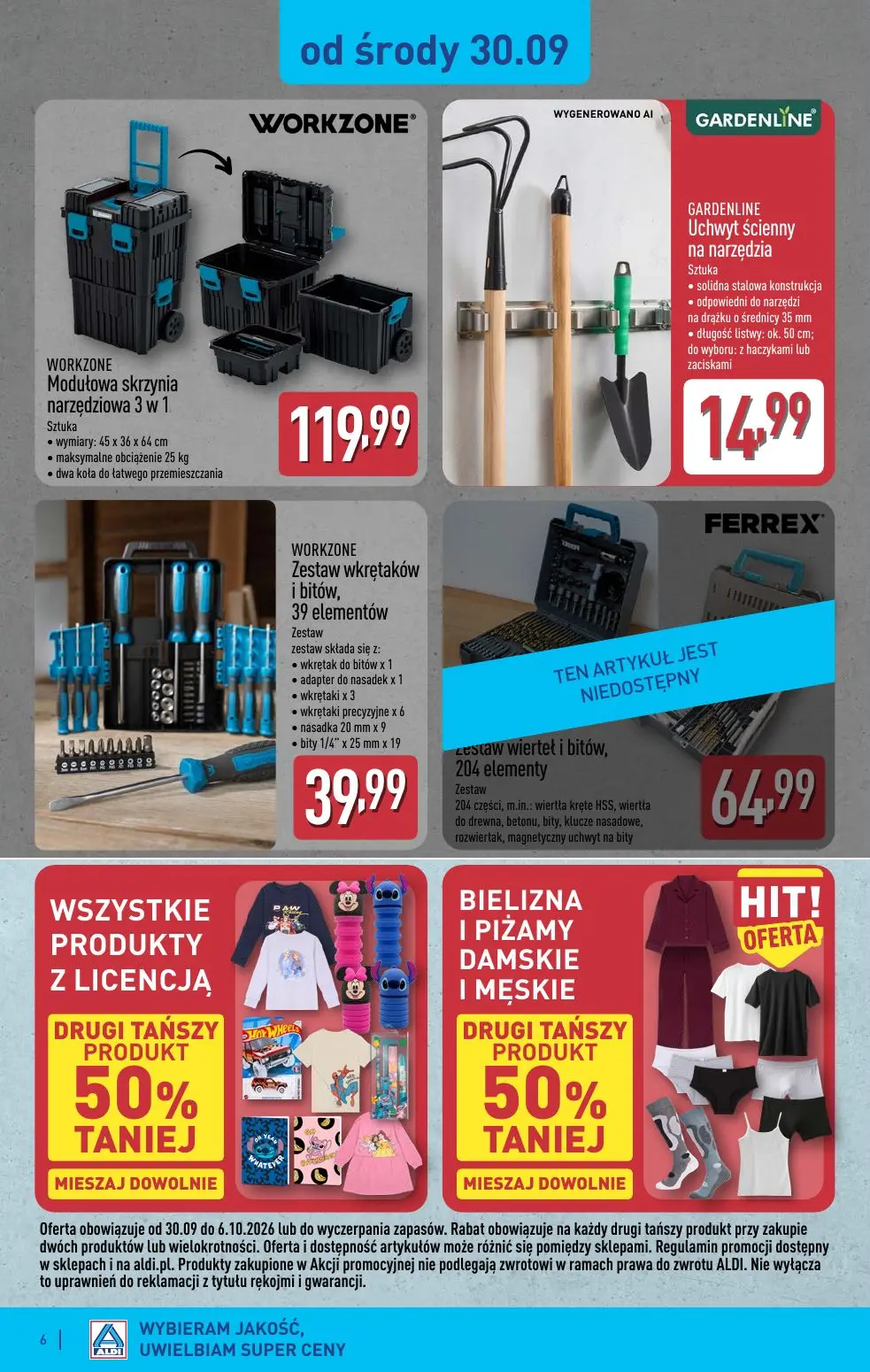 gazetka promocyjna ALDI Narzędzia, odzież męska i nie tylko! - Strona 6