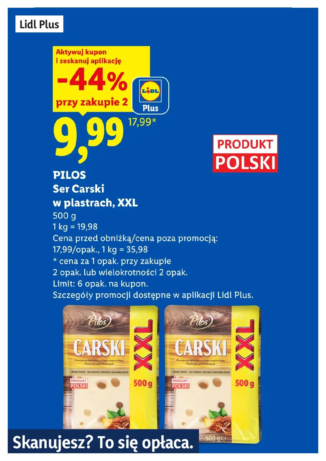 gazetka promocyjna LIDL Lidl plus. Skanujesz - To się opłaca - Strona 7
