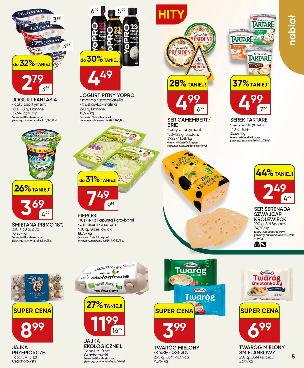 gazetka promocyjna Chata Polska  - Strona 5