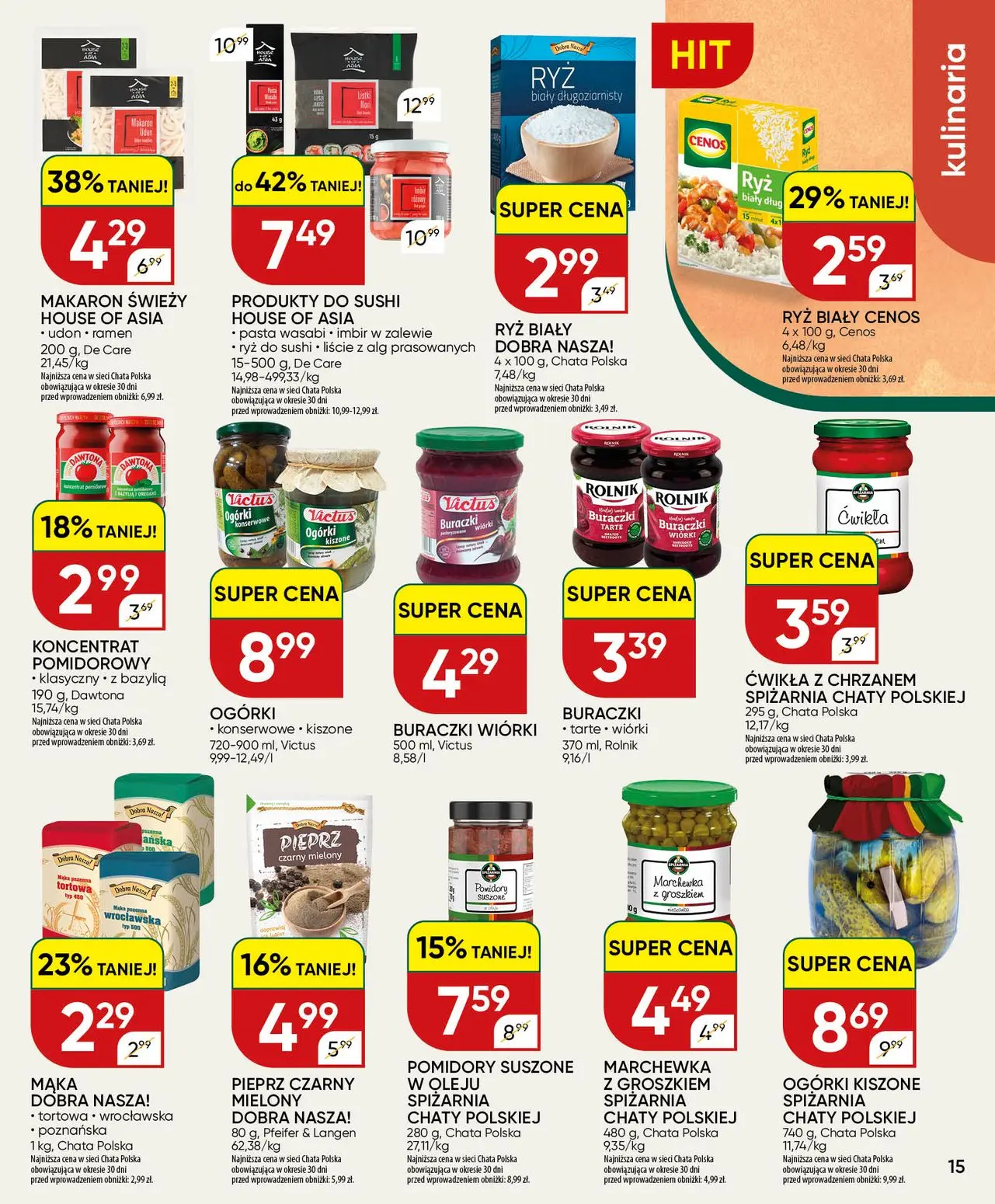gazetka promocyjna Chata Polska  - Strona 15