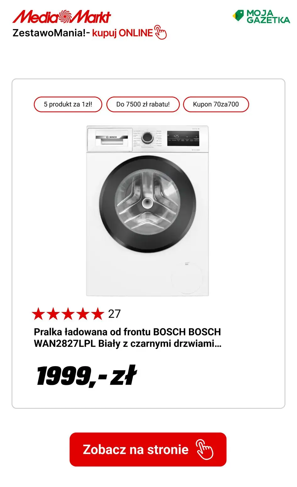 gazetka promocyjna Media Markt ZestawoMania w MediaMarkt: Kupuj sprzęt AGD w zestawach z kodem MDA2026 i oszczędzaj! - Strona 6