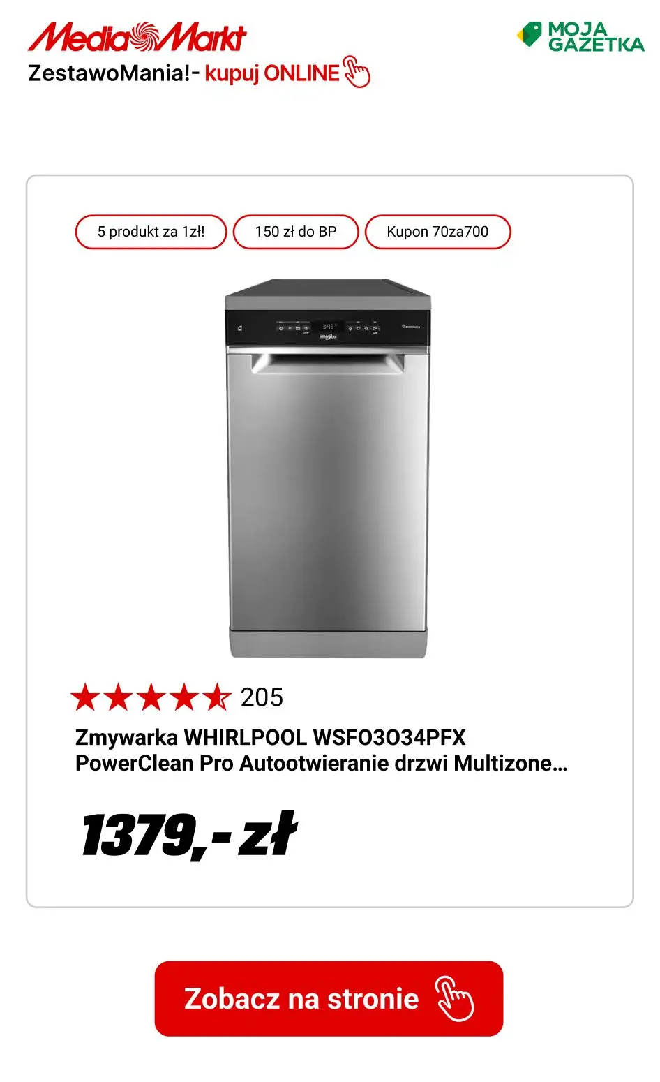 gazetka promocyjna Media Markt ZestawoMania w MediaMarkt: Kupuj sprzęt AGD w zestawach z kodem MDA2026 i oszczędzaj! - Strona 9