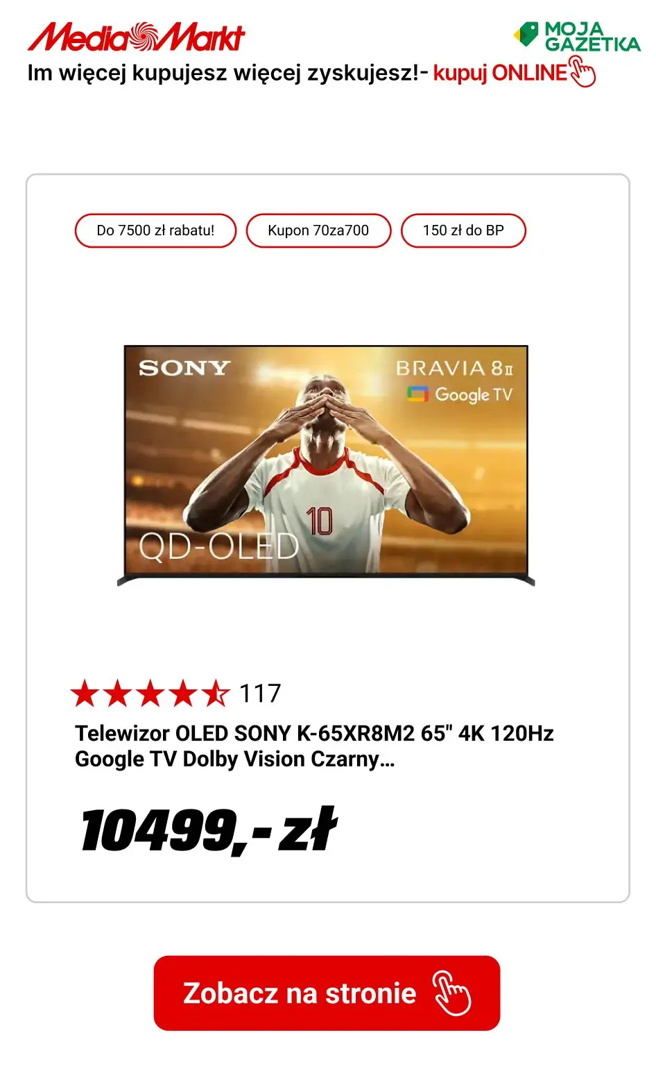 gazetka promocyjna Media Markt Rabaty do 7500zł!
Im więcej kupujesz, tym więcej zyskujesz!
 - Strona 11