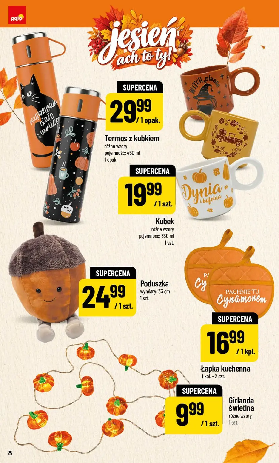 gazetka promocyjna POLOmarket Jesień ach to ty! - Strona 8