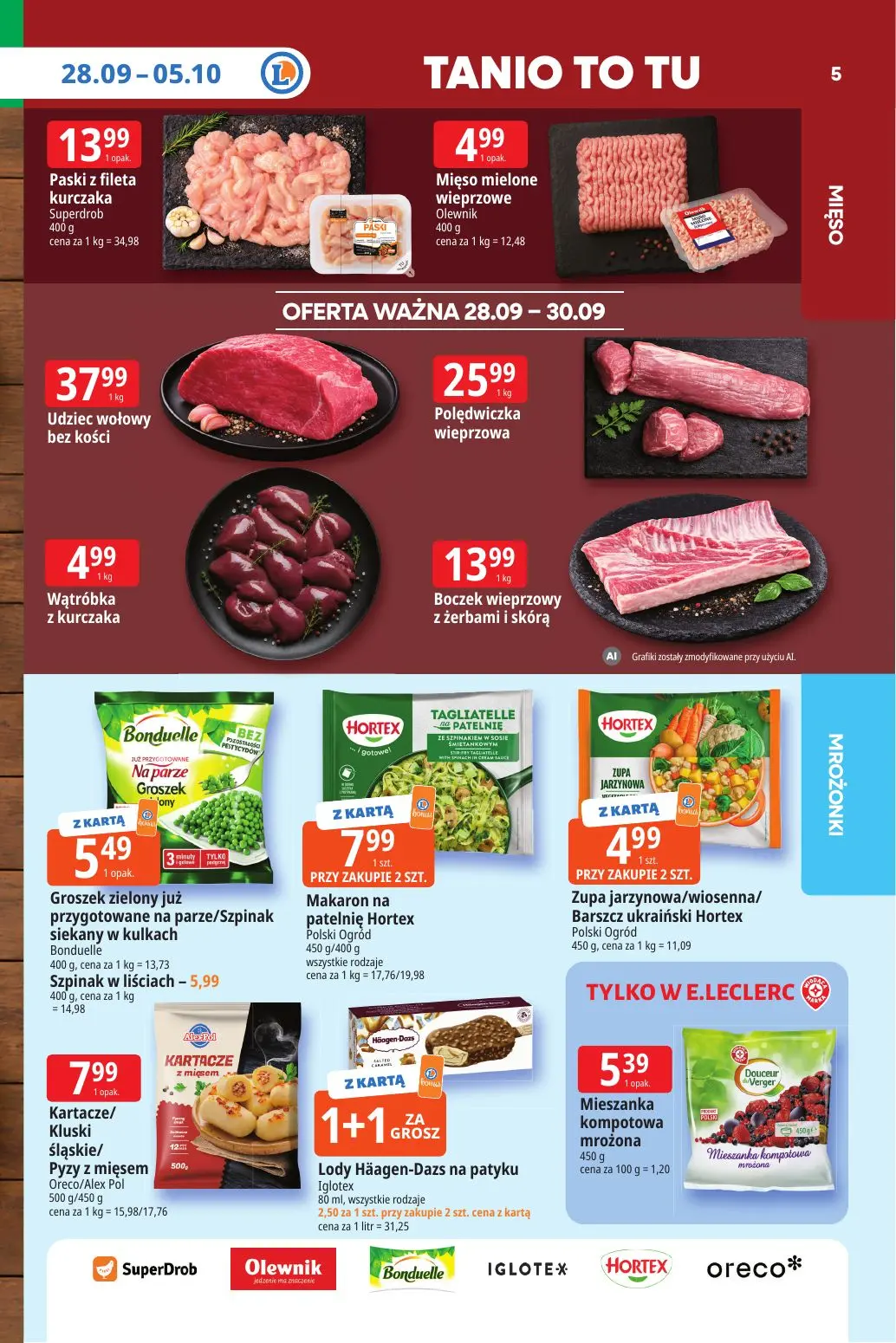 gazetka promocyjna E.Leclerc Tanio to tu! - Strona 5