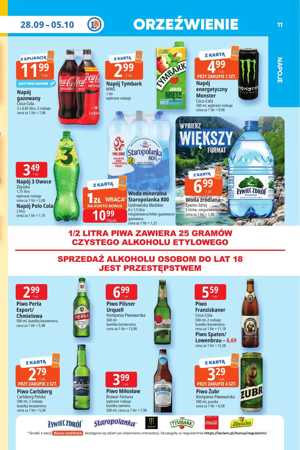 gazetka promocyjna E.Leclerc Tanio to tu! - Strona 11