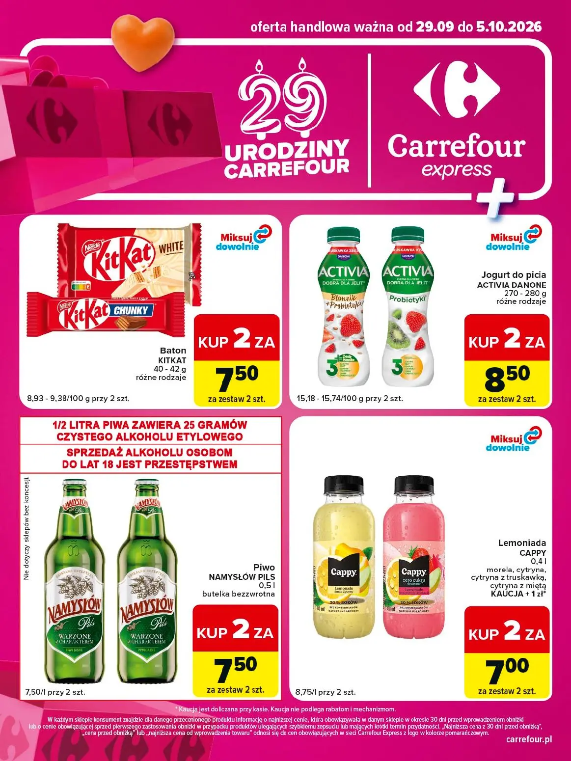 gazetka promocyjna Carrefour Express Urodziny Carrefour - Strona 2