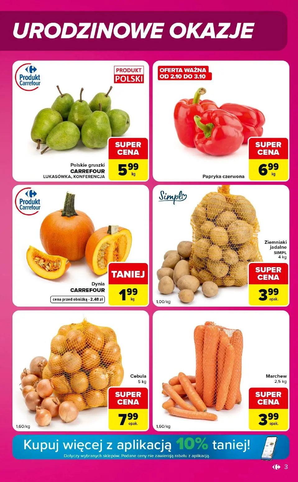 gazetka promocyjna Carrefour Market W sumie urodzinowe okazje - Strona 3