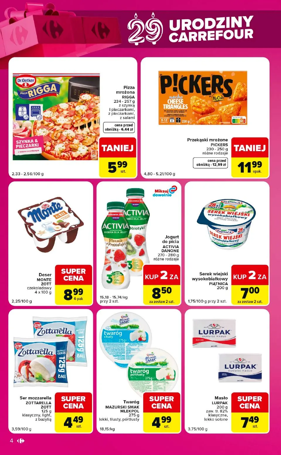 gazetka promocyjna Carrefour Market W sumie urodzinowe okazje - Strona 4