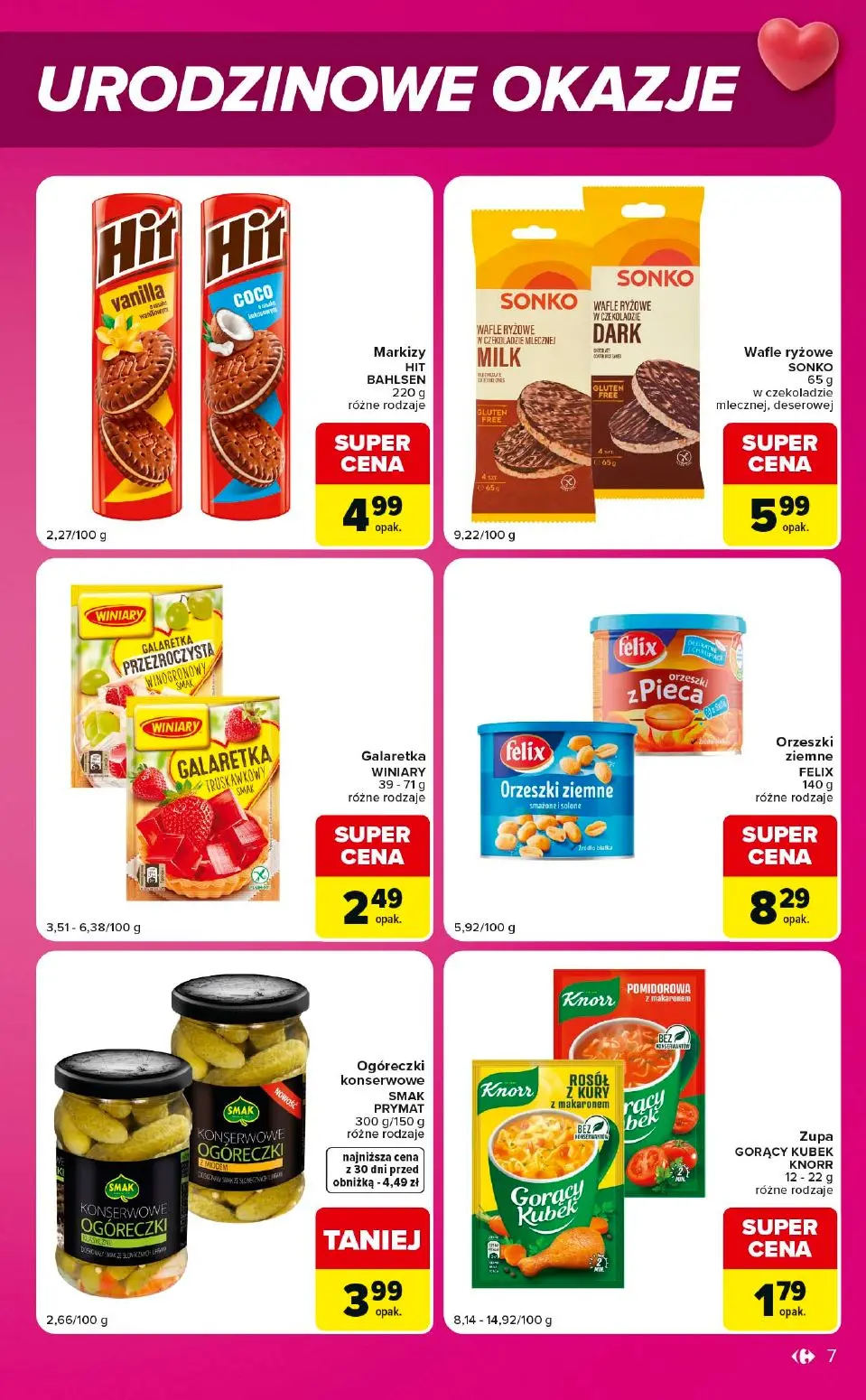 gazetka promocyjna Carrefour Market W sumie urodzinowe okazje - Strona 7