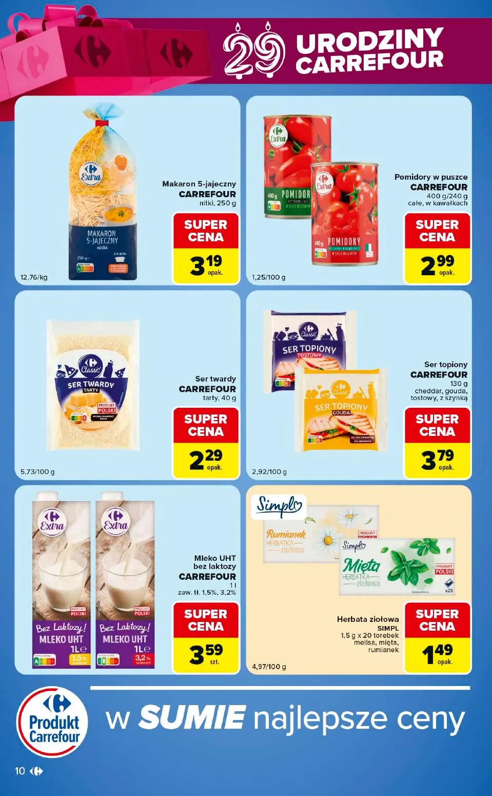 gazetka promocyjna Carrefour Market W sumie urodzinowe okazje - Strona 10