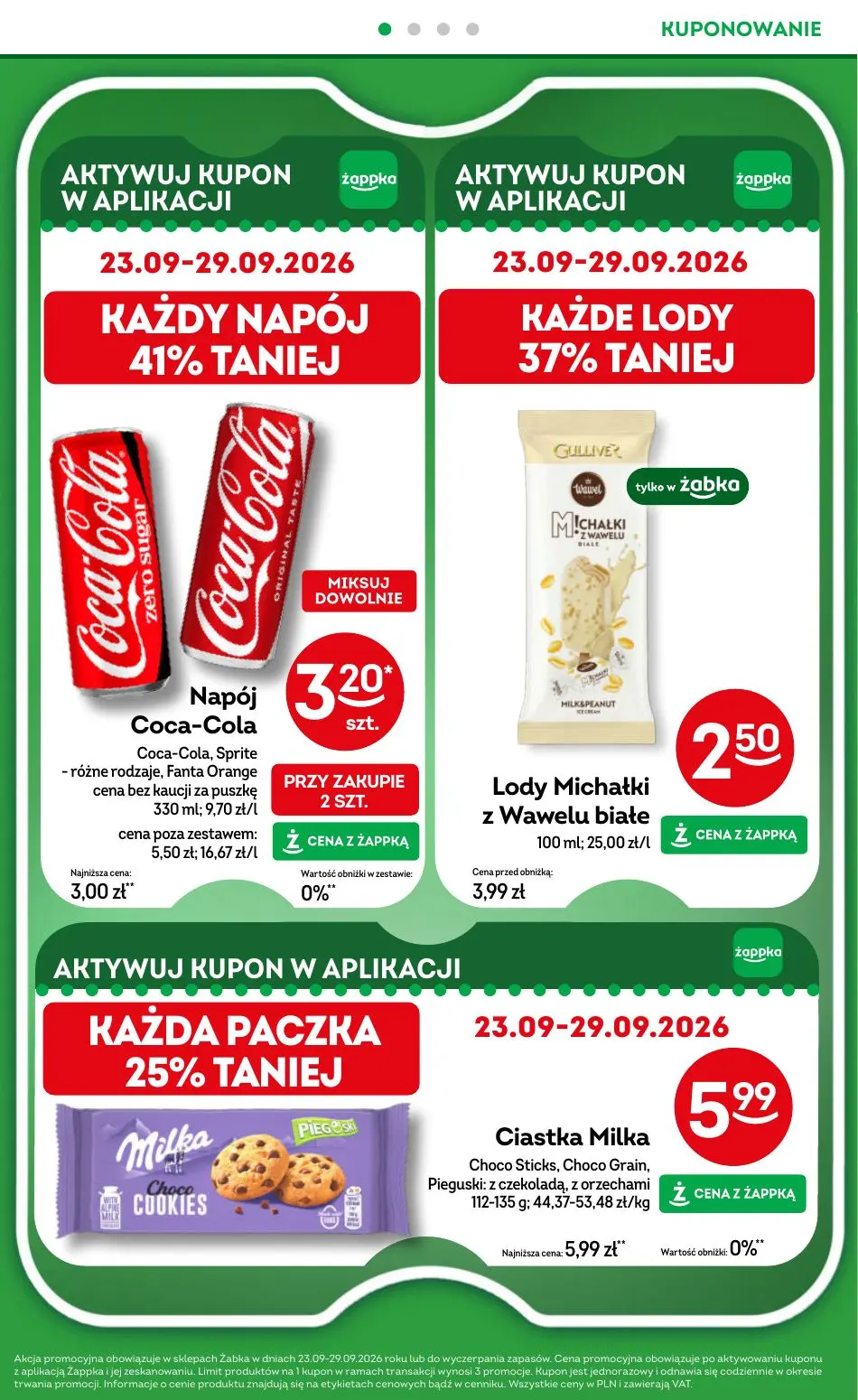 gazetka promocyjna Żabka Weekendowe pizzobranie - Strona 44