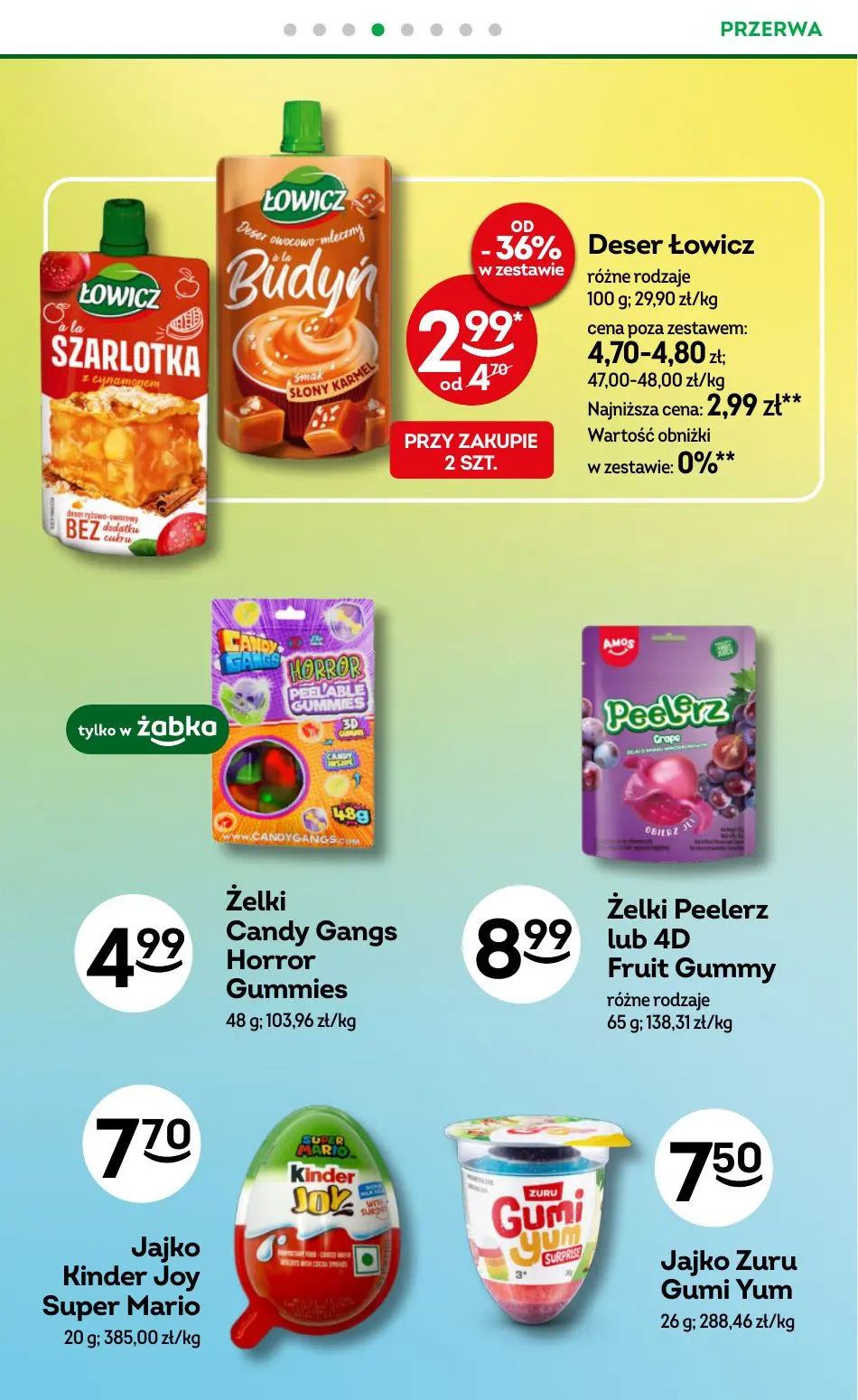 gazetka promocyjna Żabka Weekendowe pizzobranie - Strona 67
