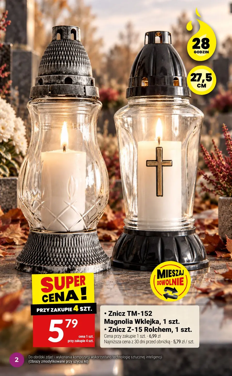 gazetka promocyjna Twój Market Katalog znicze - Strona 2