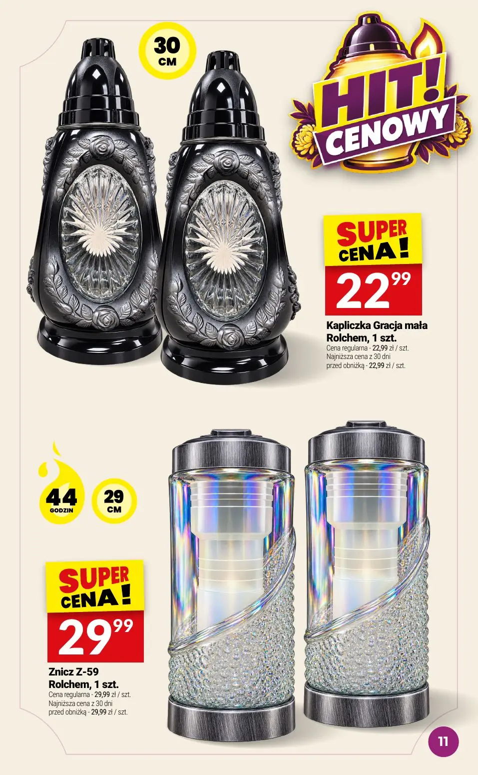 gazetka promocyjna Twój Market Katalog znicze - Strona 11