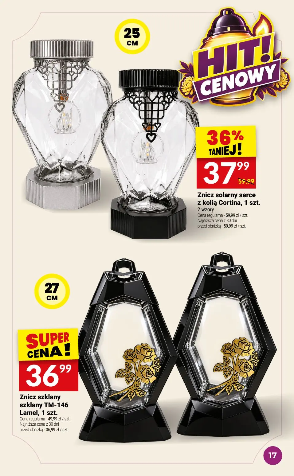 gazetka promocyjna Twój Market Katalog znicze - Strona 17