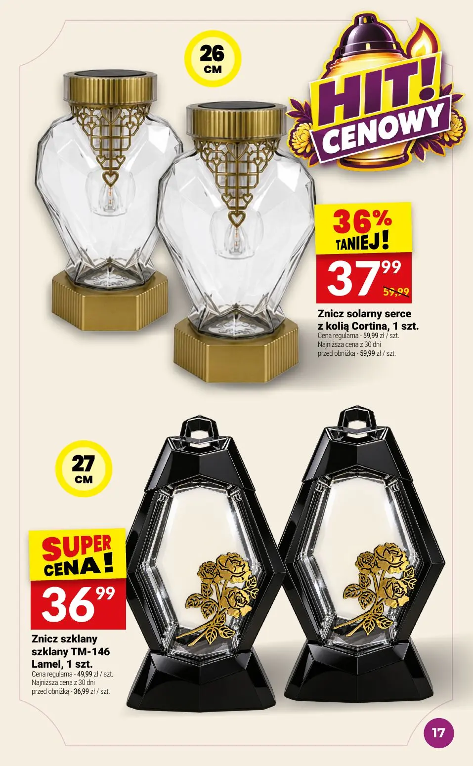 gazetka promocyjna Twój Market Katalog znicze - Strona 17