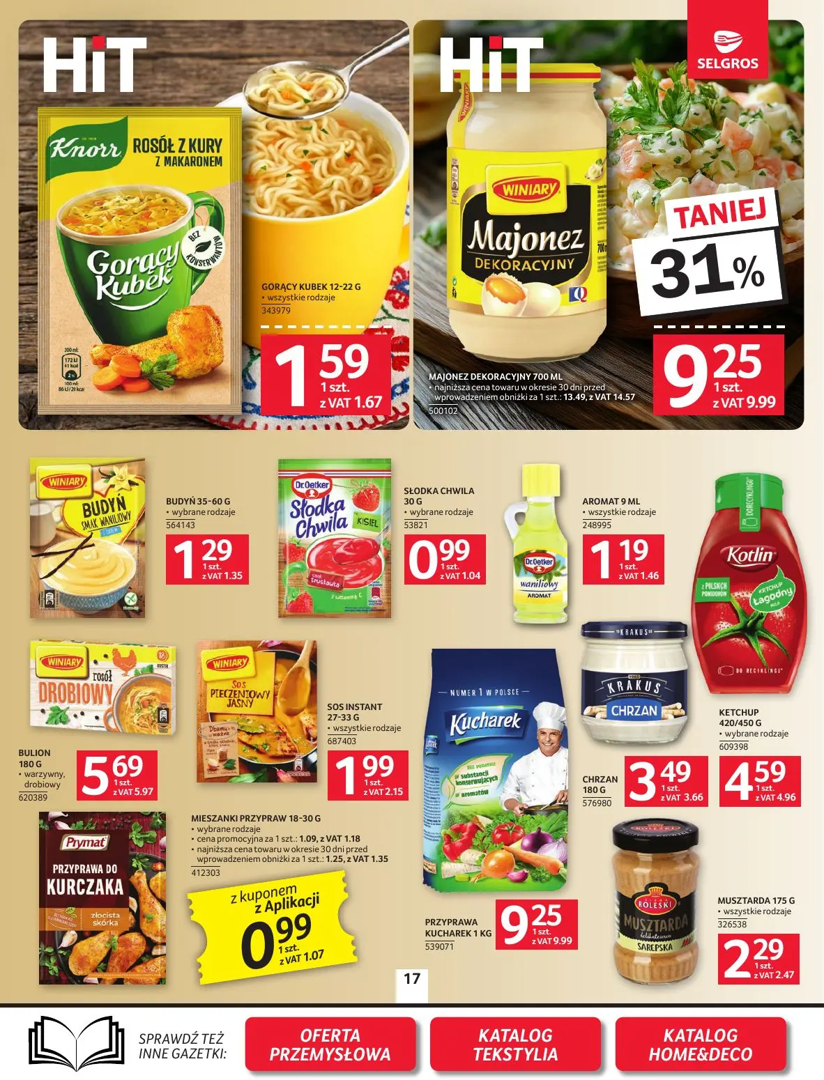 gazetka promocyjna SELGROS Oferta spożywcza - Strona 17