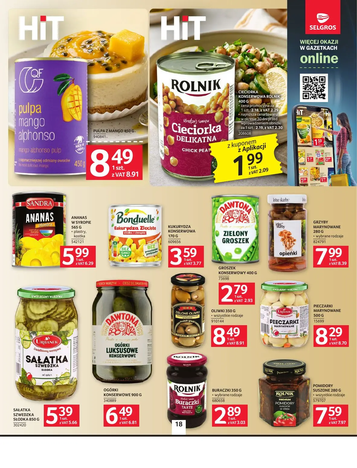 gazetka promocyjna SELGROS Oferta spożywcza - Strona 18